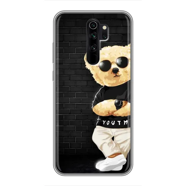 Чехол с рисунком «Мишка в очках» для Xiaomi Redmi Note 8 Pro Чехол с рисунком «Мишка в очках» для Xiaomi Redmi Note 8 Pro