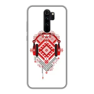 Силиконовый Чехол на Xiaomi Redmi Note 8 Pro с картинкой Вышиванки (Модная вышиванка)