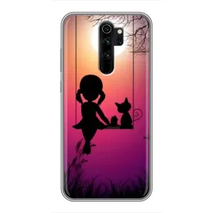 Дівчачий Чохол для Xiaomi Redmi Note 8 Pro (На гойдалці)