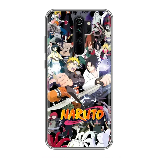 Чехол с рисунком «Наруто постер» для Xiaomi Redmi Note 8 Pro