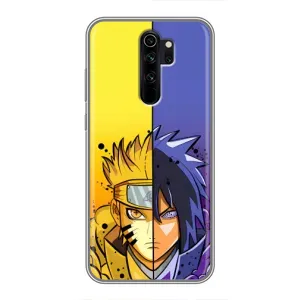 Купить Чохли на телефон з принтом Anime для Xiaomi Redmi Note 8 Pro (Naruto Vs Sasuke)