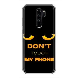Чохол з Прикольним Принтом на Xiaomi Redmi Note 8 Pro (Не чіпай мій телефон)