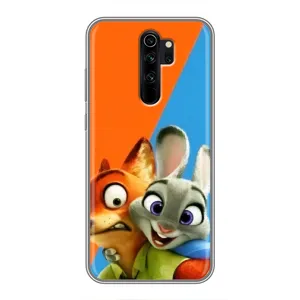 Чохли ЗООТРОПОЛІС для Xiaomi Redmi Note 8 Pro (Нік і Хопс)