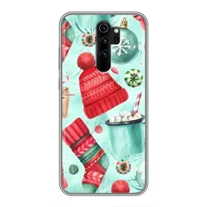 Чехол Санта Клаус для Xiaomi Redmi Note 8 Pro (Одежда)