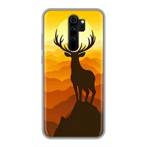 Чохли з зображенням різних тварин на Xiaomi Redmi Note 8 Pro (Силует Оленя)