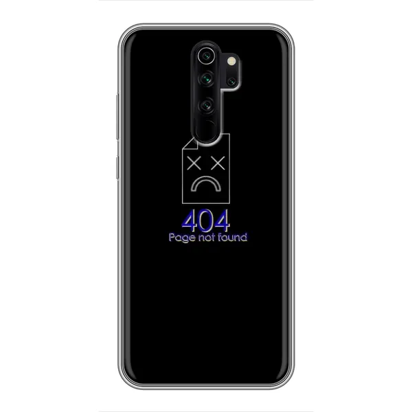 Чохол з малюнком «Помилка 404» для Xiaomi Redmi Note 8 Pro Чохол з малюнком «Помилка 404» для Xiaomi Redmi Note 8 Pro