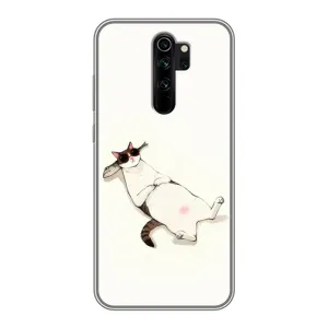Чехол на тематику: Коты для Xiaomi Redmi Note 8 Pro (Отдых)