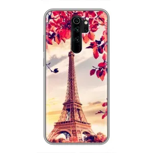 Чехол с Эйфелевой башней на Xiaomi Redmi Note 8 Pro (Paris photo)