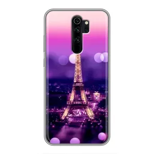 Чехол с Эйфелевой башней на Xiaomi Redmi Note 8 Pro (Париж башня)