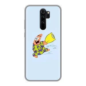 Чохли з Патріком на Xiaomi Redmi Note 8 Pro (Патрік із подушкою)