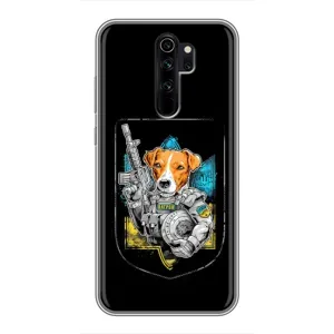 Чехол с принтом для Xiaomi Redmi Note 8 Pro (Патрон Воин)