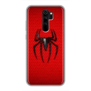 Чехол Супергерой Человека Паука на Xiaomi Redmi Note 8 Pro (Паук марвел)