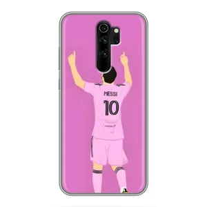 Чохли Лео Мессі в Маямі на Xiaomi Redmi Note 8 Pro (Святкування Мессі)