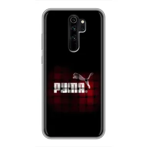 Чехол с Брендами одежды на Редми нот 8 про (PUMA стиль)