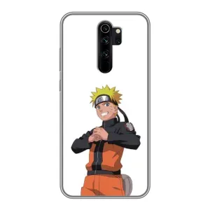 Чохли з принтом НАРУТО на Xiaomi Redmi Note 8 Pro (Веселий Наруто)