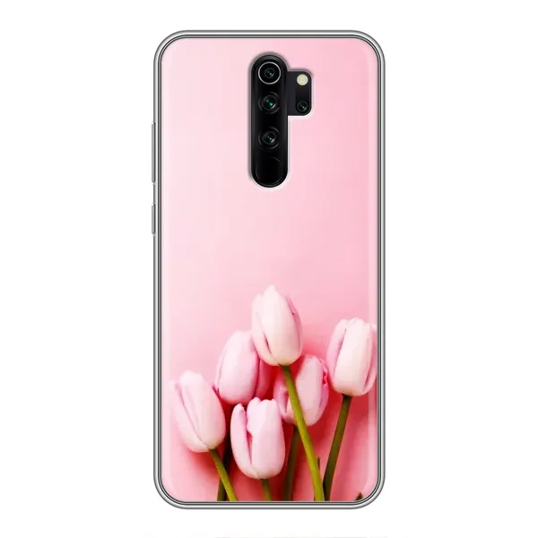 Чехол с рисунком «Розовые тюльпаны» для Xiaomi Redmi Note 8 Pro Чехол с рисунком «Розовые тюльпаны» для Xiaomi Redmi Note 8 Pro