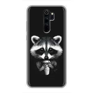 Силіконовий Чохол з Энотами на Xiaomi Redmi Note 8 Pro (З кавою)