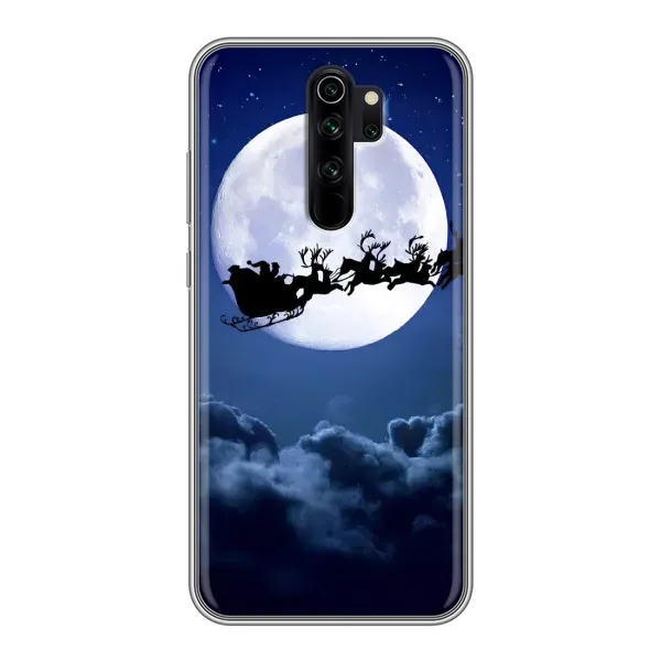 Чехол с рисунком «Санта - луна» для Xiaomi Redmi Note 8 Pro