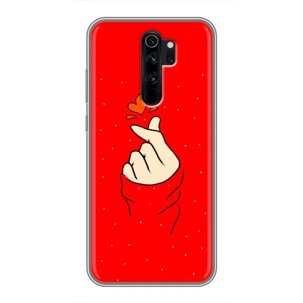 Чехол с рисунком «Сердце на красном» для Xiaomi Redmi Note 8 Pro Чехол с рисунком «Сердце на красном» для Xiaomi Redmi Note 8 Pro