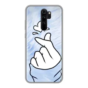 Чехлы (Знак сердечка) на Xiaomi Redmi Note 8 Pro (Сердечка знак)