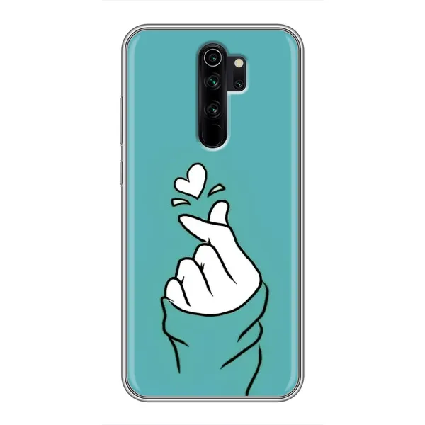Чехол с рисунком «Сердечко на бирюзовом» для Xiaomi Redmi Note 8 Pro Чехол с рисунком «Сердечко на бирюзовом» для Xiaomi Redmi Note 8 Pro