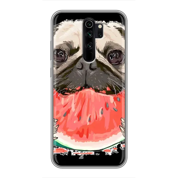 Чехол с рисунком «Смешной Мопс» для Xiaomi Redmi Note 8 Pro