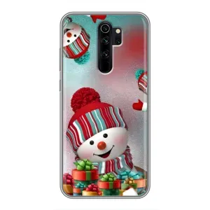 Чехлы на Новый Год Xiaomi Redmi Note 8 Pro (Снеговик в шапке)