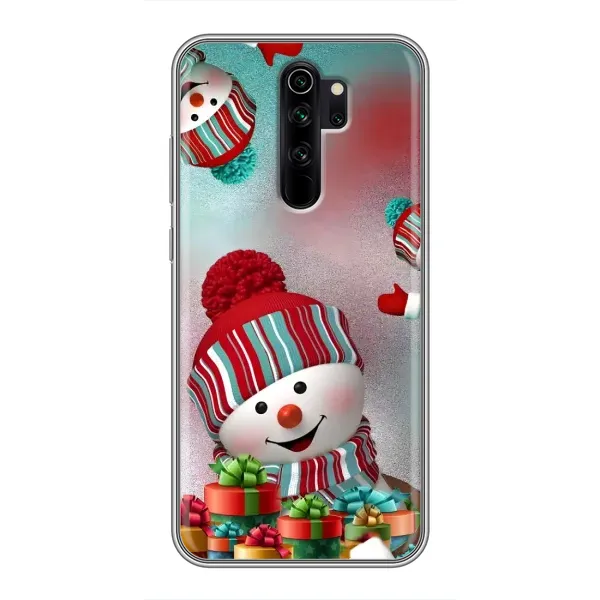 Чехол с рисунком «Снеговик в шапке» для Xiaomi Redmi Note 8 Pro Чехол с рисунком «Снеговик в шапке» для Xiaomi Redmi Note 8 Pro