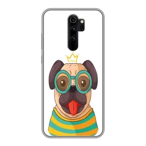 Бампер для Xiaomi Redmi Note 8 Pro з картинкою "Песики" (Собака Король)