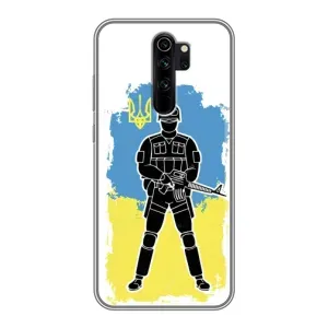 Патриотические Чехлы для Редми нот 8 про (Солдат Украины)