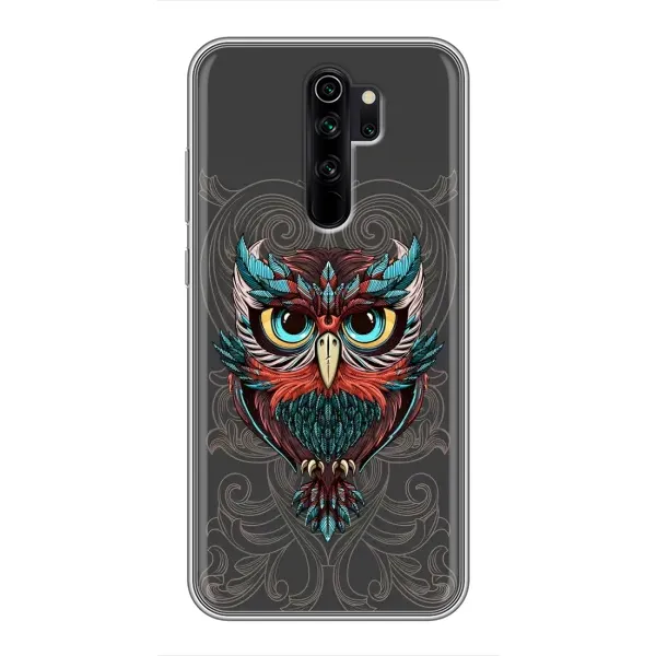 Чехол с рисунком «Сова на сером» для Xiaomi Redmi Note 8 Pro Чехол с рисунком «Сова на сером» для Xiaomi Redmi Note 8 Pro