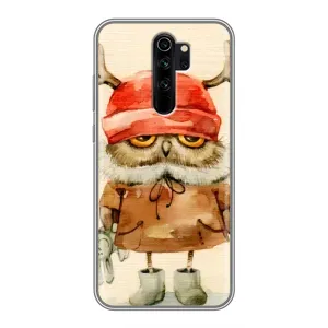Чохли з принтом СОВИ для Xiaomi Redmi Note 8 Pro (Сова у шапці)