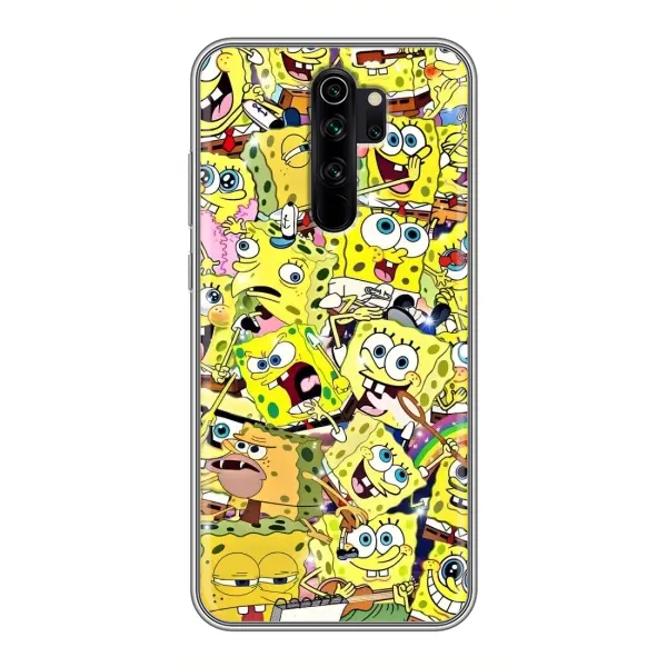 Чехол с рисунком «Спанч Боб Арт» для Xiaomi Redmi Note 8 Pro