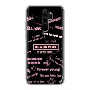 Чехлы с картинкой для Xiaomi Redmi Note 8 Pro (Стиль блэкпинг)