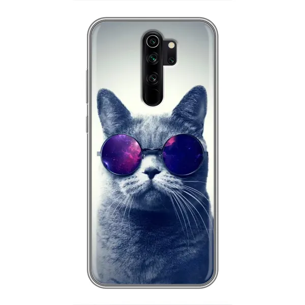 Чехол с рисунком «Стильный КОТ» для Xiaomi Redmi Note 8 Pro Чехол с рисунком «Стильный КОТ» для Xiaomi Redmi Note 8 Pro
