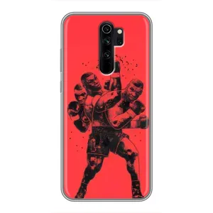 Чехлы с принтом Спортивная тематика для Xiaomi Redmi Note 8 Pro (Тайсон Бокс)