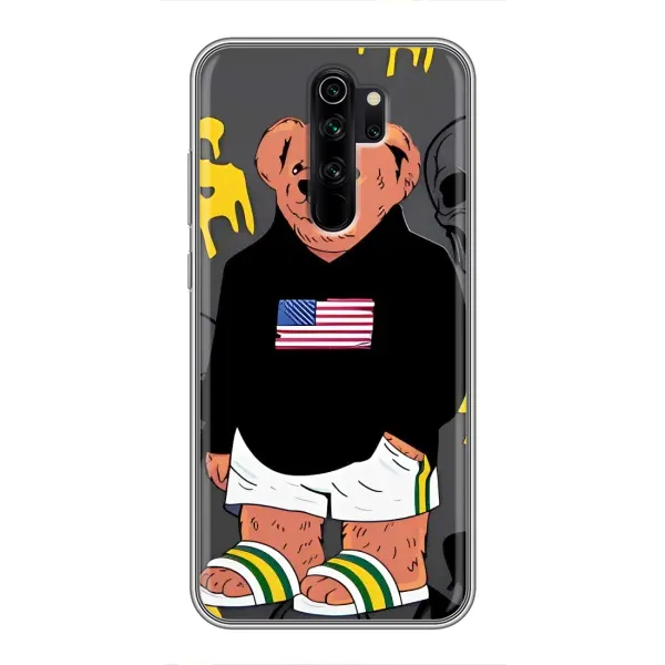 Чехол с рисунком «Teddy USA» для Xiaomi Redmi Note 8 Pro Чехол с рисунком «Teddy USA» для Xiaomi Redmi Note 8 Pro