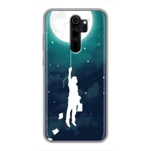 Чохол (ТПУ) з планетами на Xiaomi Redmi Note 8 Pro (To The moon)