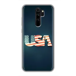 Чохол Прапор USA для Xiaomi Redmi Note 8 Pro (USA)