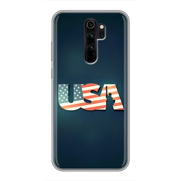 Чехол с рисунком «USA» для Xiaomi Redmi Note 8 Pro Чехол с рисунком «USA» для Xiaomi Redmi Note 8 Pro