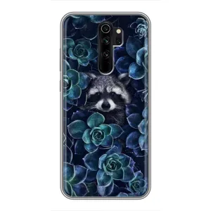 Силіконовий Чохол з Энотами на Xiaomi Redmi Note 8 Pro (В квітах)
