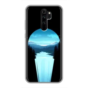 Літній Чохол на Xiaomi Redmi Note 8 Pro (Синій Водоспад)
