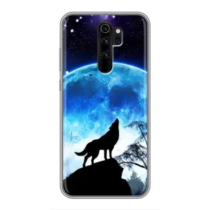 Чохол з Вовком на Xiaomi Redmi Note 8 Pro (Виє на місяць)