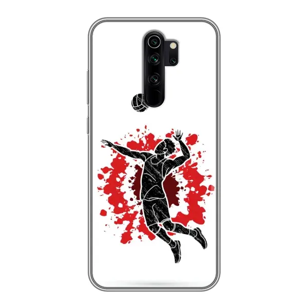 Чехол с рисунком «Волейболист» для Xiaomi Redmi Note 8 Pro Чехол с рисунком «Волейболист» для Xiaomi Redmi Note 8 Pro