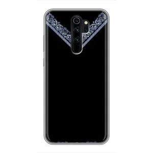 Силиконовый Чехол на Xiaomi Redmi Note 8 Pro (Воротник вышиванки)