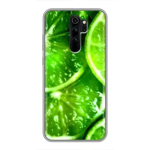 Чохол з зображенням смачної їжі для Xiaomi Redmi Note 8 Pro (Яскравий Лайм)
