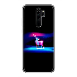 Силіконовий бампер з картинкою звірів для Xiaomi Redmi Note 8 Pro (Яскравий олень)
