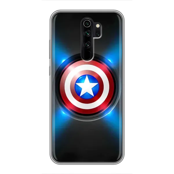 Чохол з малюнком «Яскраий Щит Капітана» для Xiaomi Redmi Note 8 Pro Чохол з малюнком «Яскраий Щит Капітана» для Xiaomi Redmi Note 8 Pro