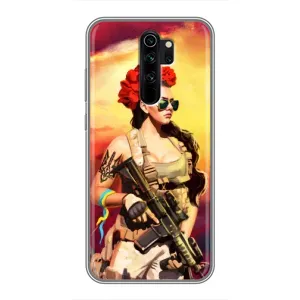 ЗСУ Чехлы (TPU) для Xiaomi Redmi Note 8 Pro (Женщина солдат)