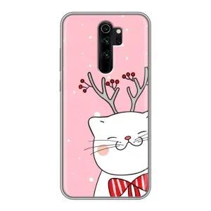 Чехол на тематику: Коты для Xiaomi Redmi Note 8 Pro (Зимний кот)